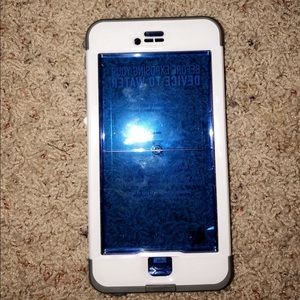 White with clear back iPhone 6 Plus lifeproof case
